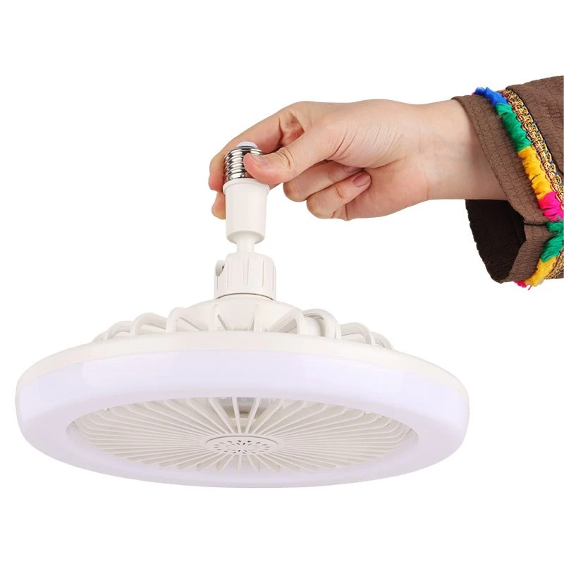 لامپ ال ای دی پنکه دار Fan Light پایه E27 + ریموت کنترل