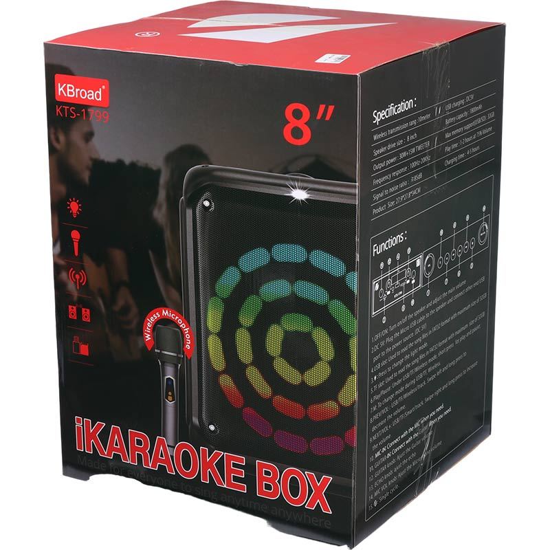 اسپیکر بلوتوثی رم و فلش خور KBroad KTS-1799 + میکروفون