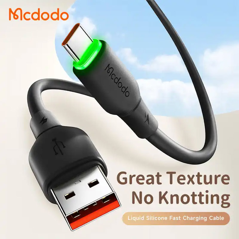 کابل تایپ سی فست شارژ Mcdodo CA-475 6A QC4.0 100W 1.2m
