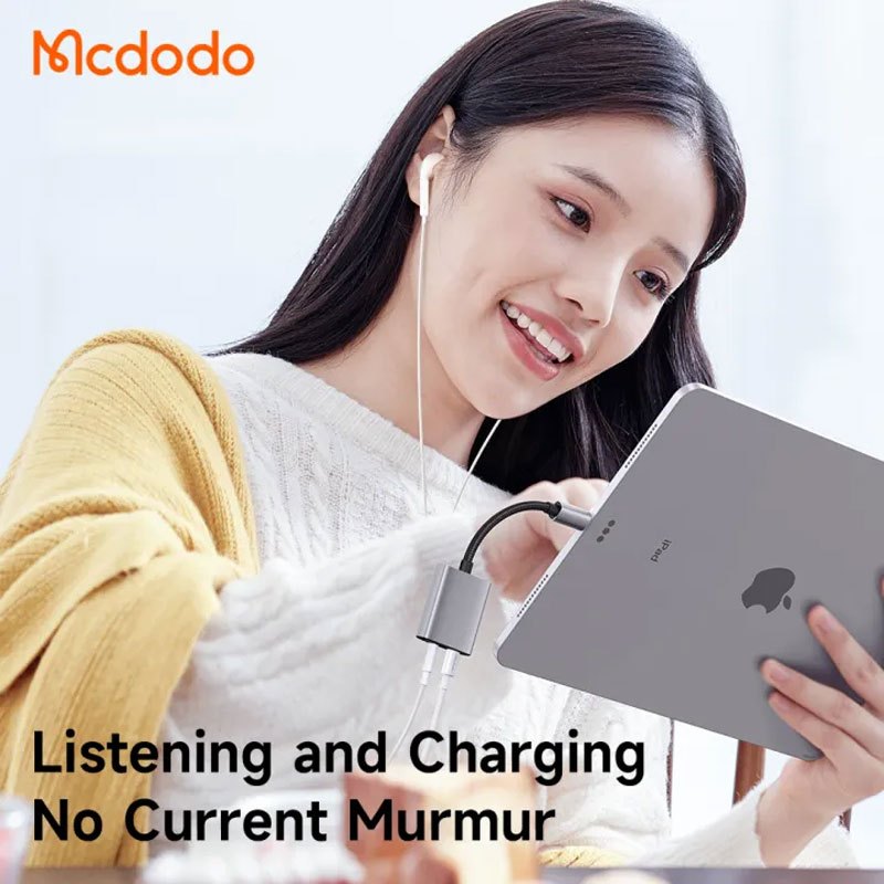 تبدیل Mcdodo CA-554 Lightning to AUX / Lightning