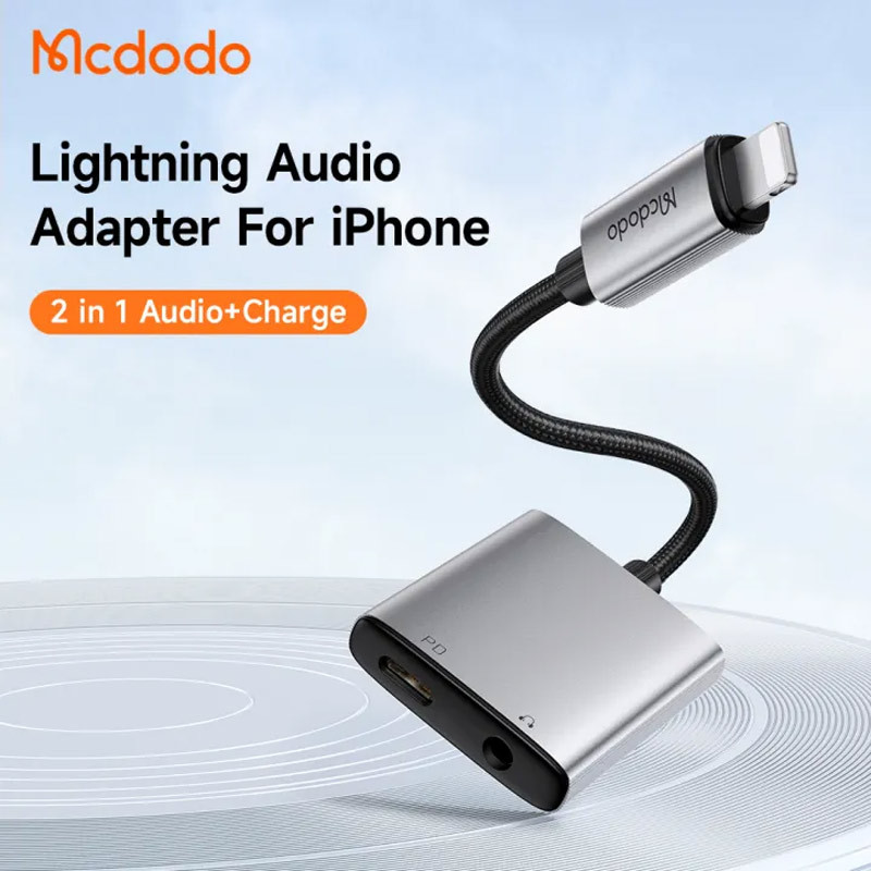 تبدیل Mcdodo CA-554 Lightning to AUX / Lightning