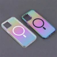 قاب شفاف هولوگرامی PC Creative Case مگ سیف iPhone 12 Pro Max