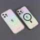 قاب شفاف هولوگرامی PC Creative Case مگ سیف iPhone 12 Pro Max