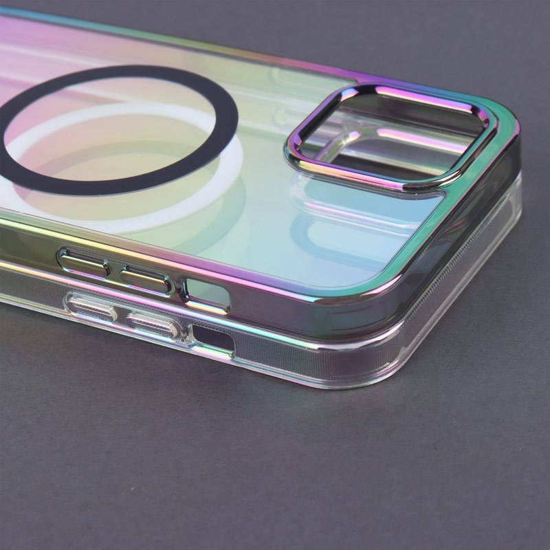 قاب شفاف هولوگرامی PC Creative Case مگ سیف iPhone 12 Pro Max
