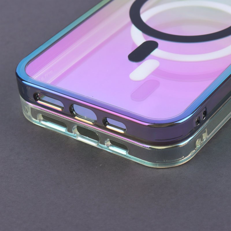 قاب شفاف هولوگرامی PC Creative Case مگ سیف iPhone 12 Pro Max