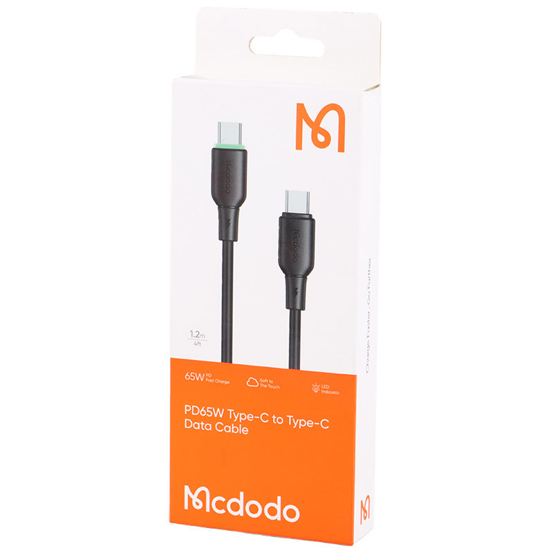 کابل تبدیل فست شارژ Mcdodo CA-477 Type-C to Type-C 3.25A PD 65W 1.2m