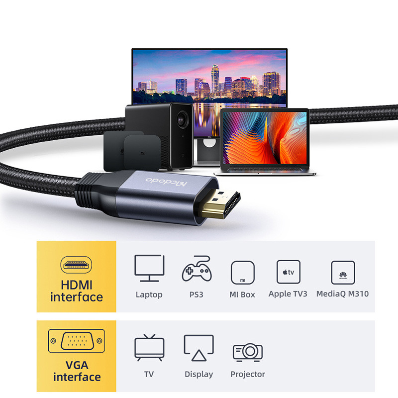 کابل Mcdodo CA-777 HDMI To VGA 2m
