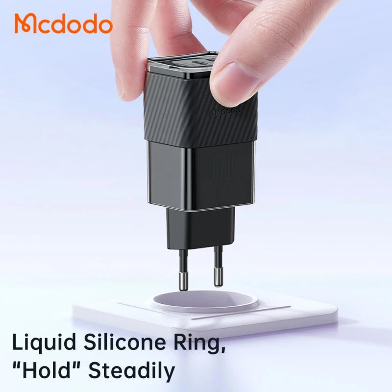 کلگی فست شارژ Mcdodo CH-150 GAN 5 Mini 3Port 5A QC4.0 PD 67W