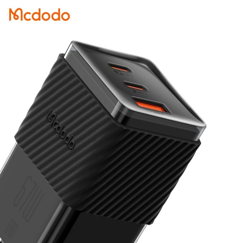 کلگی فست شارژ Mcdodo CH-150 GAN 5 Mini 3Port 5A QC4.0 PD 67W