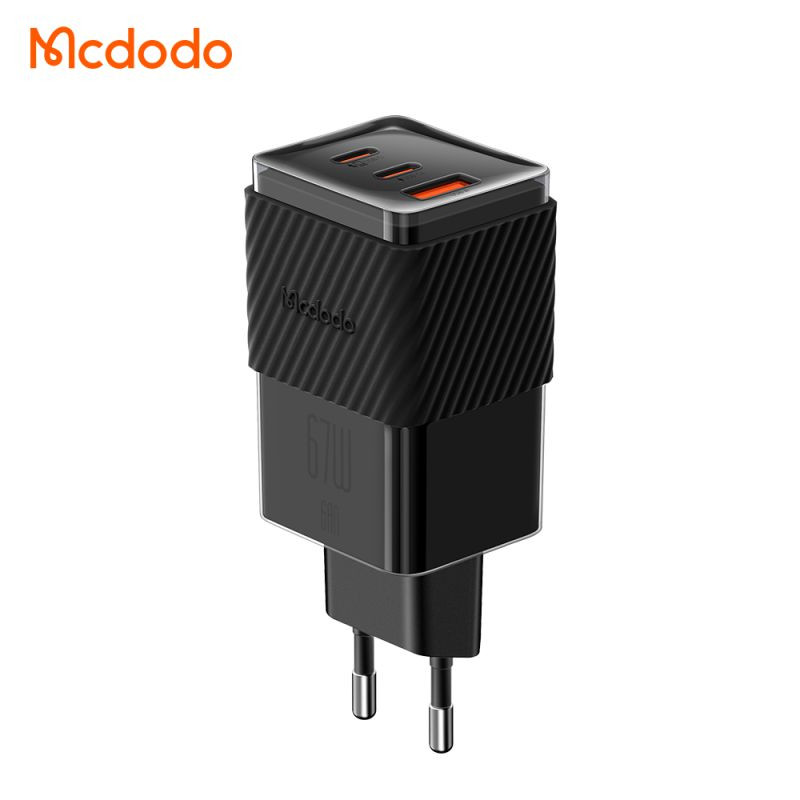 کلگی فست شارژ Mcdodo CH-150 GAN 5 Mini 3Port 5A QC4.0 PD 67W