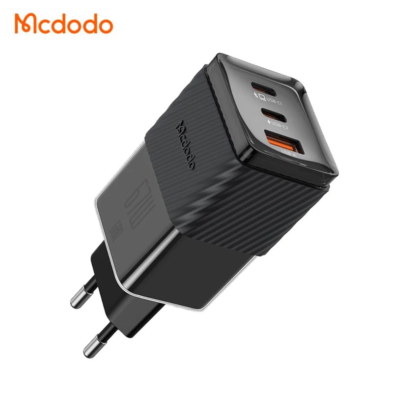 کلگی فست شارژ Mcdodo CH-150 GAN 5 Mini 3Port 5A QC4.0 PD 67W