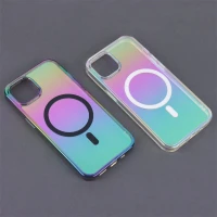 قاب شفاف هولوگرامی PC Creative Case مگ سیف iPhone 13