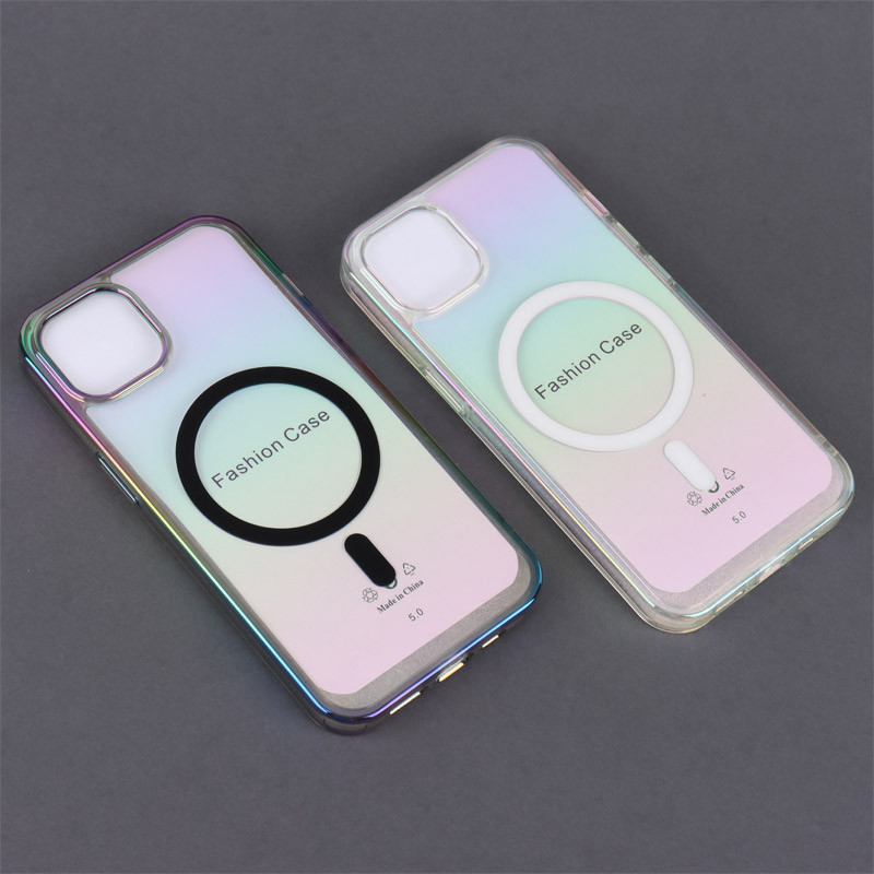 قاب شفاف هولوگرامی PC Creative Case مگ سیف iPhone 13