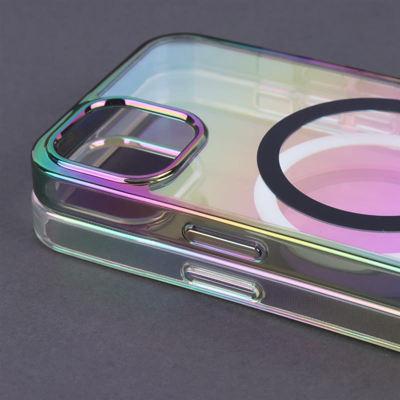 قاب شفاف هولوگرامی PC Creative Case مگ سیف iPhone 13