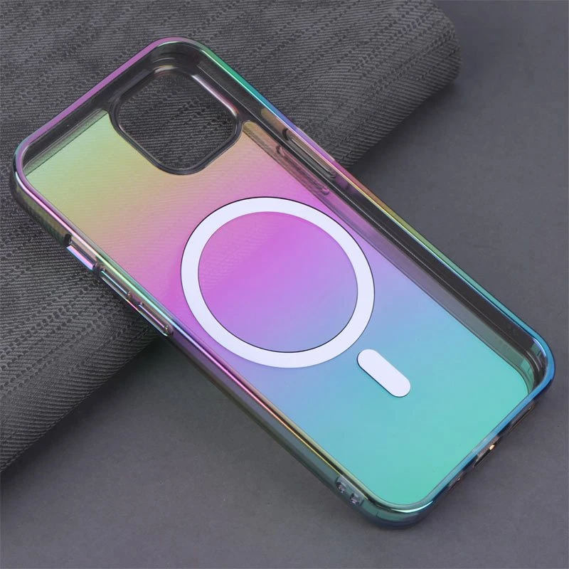 قاب شفاف هولوگرامی PC Creative Case مگ سیف iPhone 13