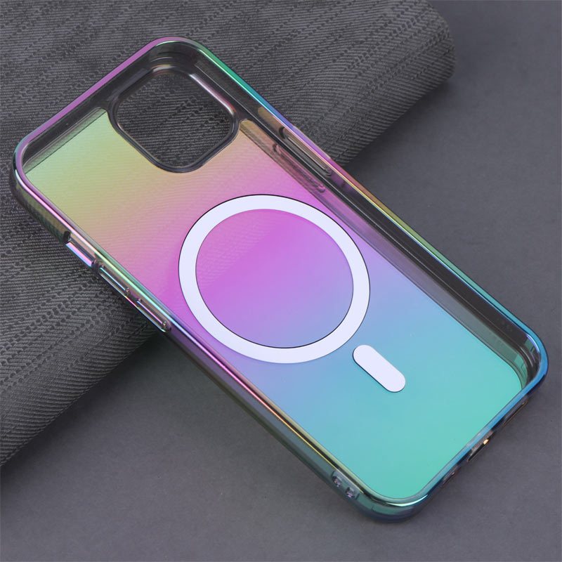 قاب شفاف هولوگرامی PC Creative Case مگ سیف iPhone 13