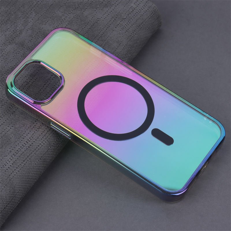 قاب شفاف هولوگرامی PC Creative Case مگ سیف iPhone 13