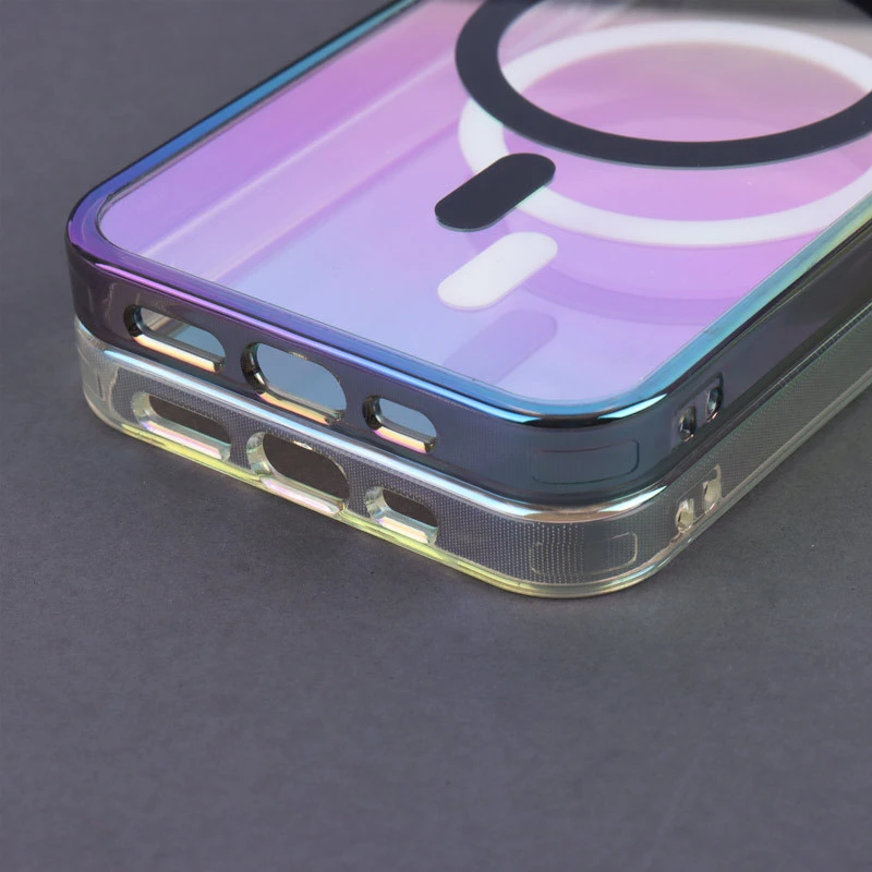 قاب شفاف هولوگرامی PC Creative Case مگ سیف iPhone 13