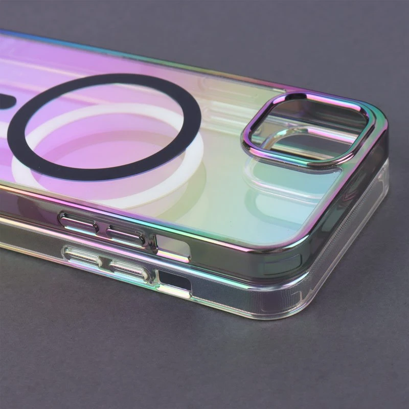 قاب شفاف هولوگرامی PC Creative Case مگ سیف iPhone 13