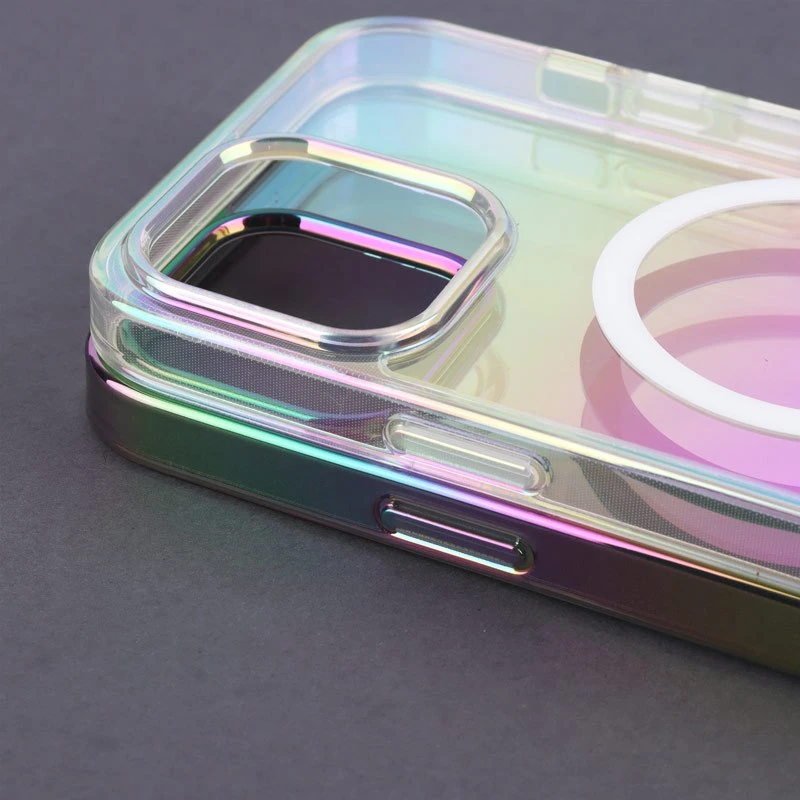 قاب شفاف هولوگرامی PC Creative Case مگ سیف iPhone 13 Pro Max