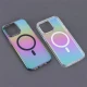 قاب شفاف هولوگرامی PC Creative Case مگ سیف iPhone 15 Pro Max
