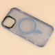 قاب PC شفاف دور طرحدار مگ سیف iPhone 13 / 14