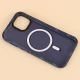 قاب PC شفاف دور طرحدار مگ سیف iPhone 13 / 14