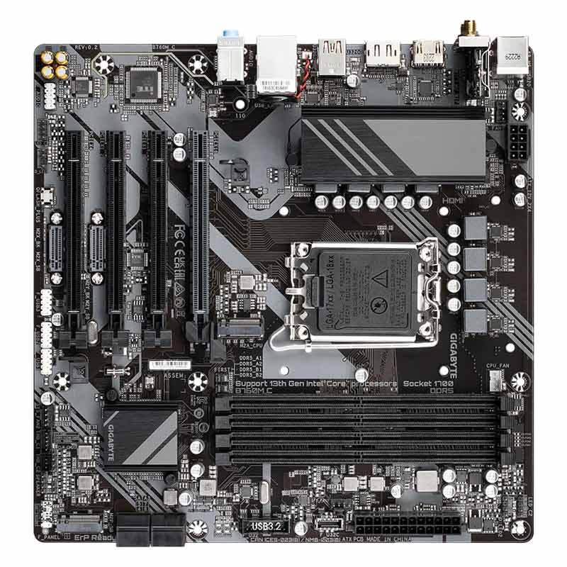 مادربرد گیگابایت B760M C rev.1.0 DDR5