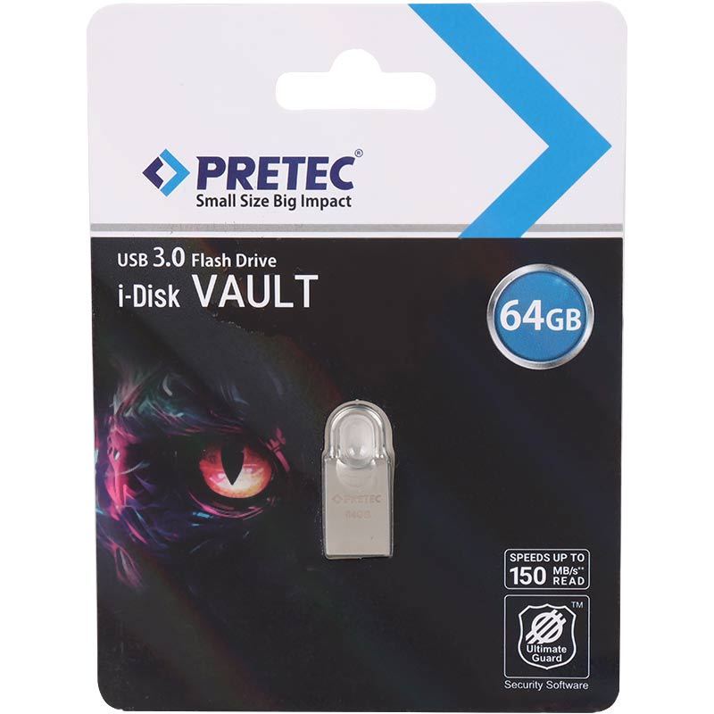 فلش 64 گیگ پرتک Pretec i-Disk Vault USB3.0