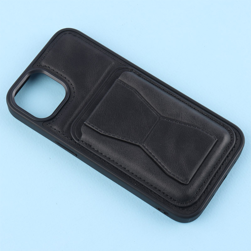 قاب PC چرمی جاکارتی هولدردار iPhone 13