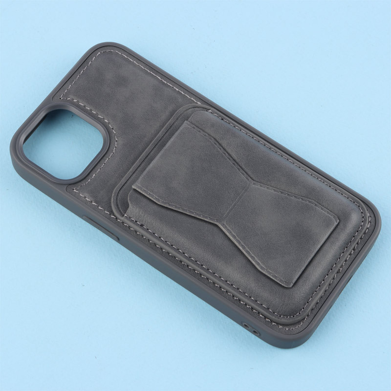 قاب PC چرمی جاکارتی هولدردار iPhone 13