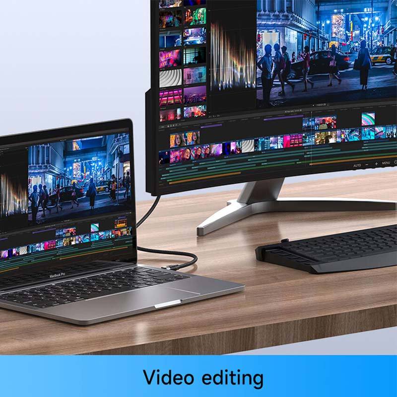 کابل تبدیل فست شارژ Mcdodo CA-713 Type-C To Type-C 5A PD 100W 1.2m