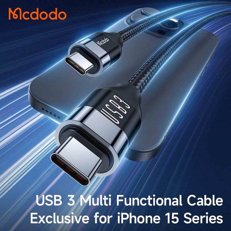 کابل تبدیل فست شارژ Mcdodo CA-713 Type-C To Type-C 5A PD 100W 1.2m