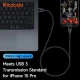 کابل تبدیل فست شارژ Mcdodo CA-713 Type-C To Type-C 5A PD 100W 1.2m