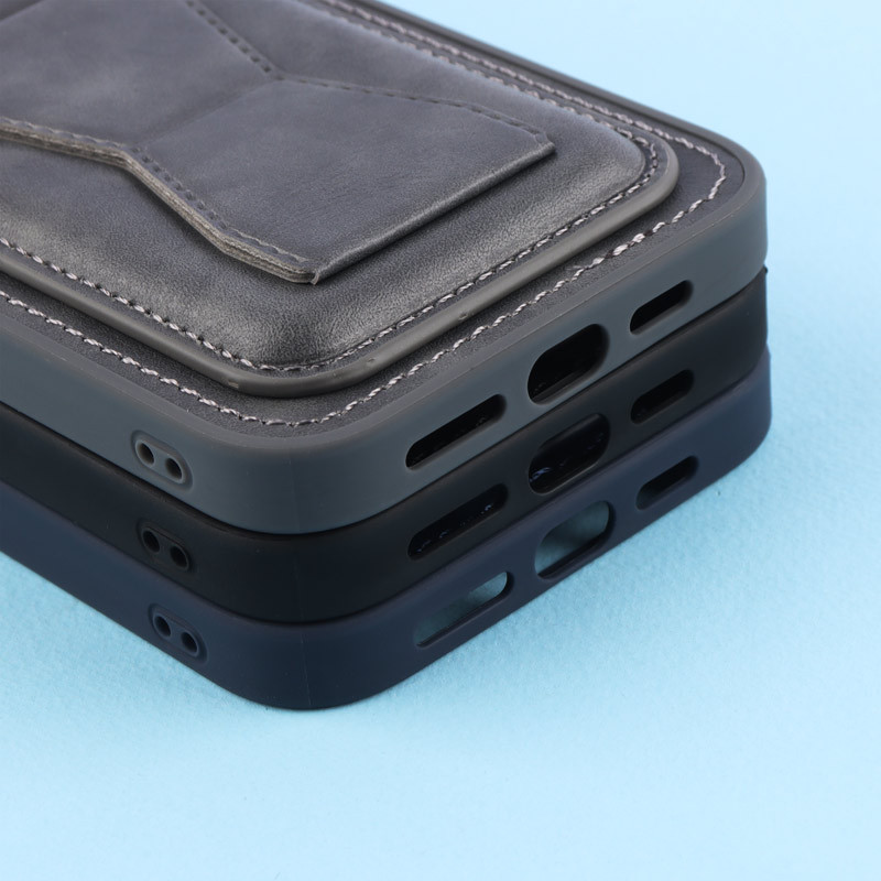 قاب PC چرمی جاکارتی هولدردار iPhone 13 Pro Max