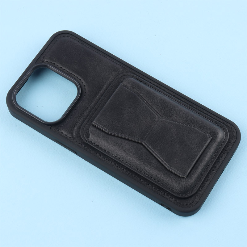 قاب PC چرمی جاکارتی هولدردار iPhone 15 Pro Max