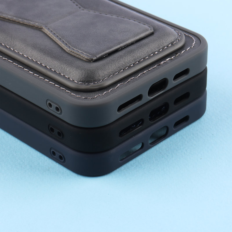 قاب PC چرمی جاکارتی هولدردار iPhone 15 Pro Max