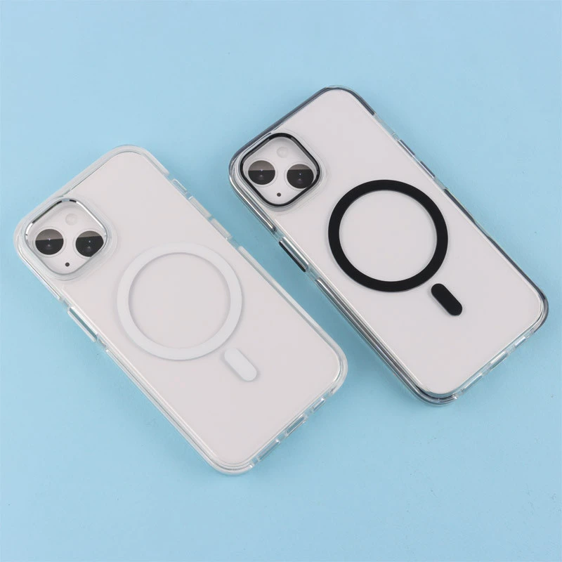 قاب ژله ای مگ سیف Joyporodo شفاف دور رنگی iPhone 13