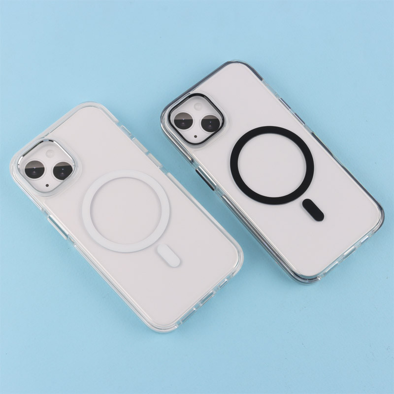 قاب ژله ای مگ سیف Joyporodo شفاف دور رنگی iPhone 13