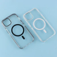 قاب ژله ای مگ سیف Joyporodo شفاف دور رنگی iPhone 13