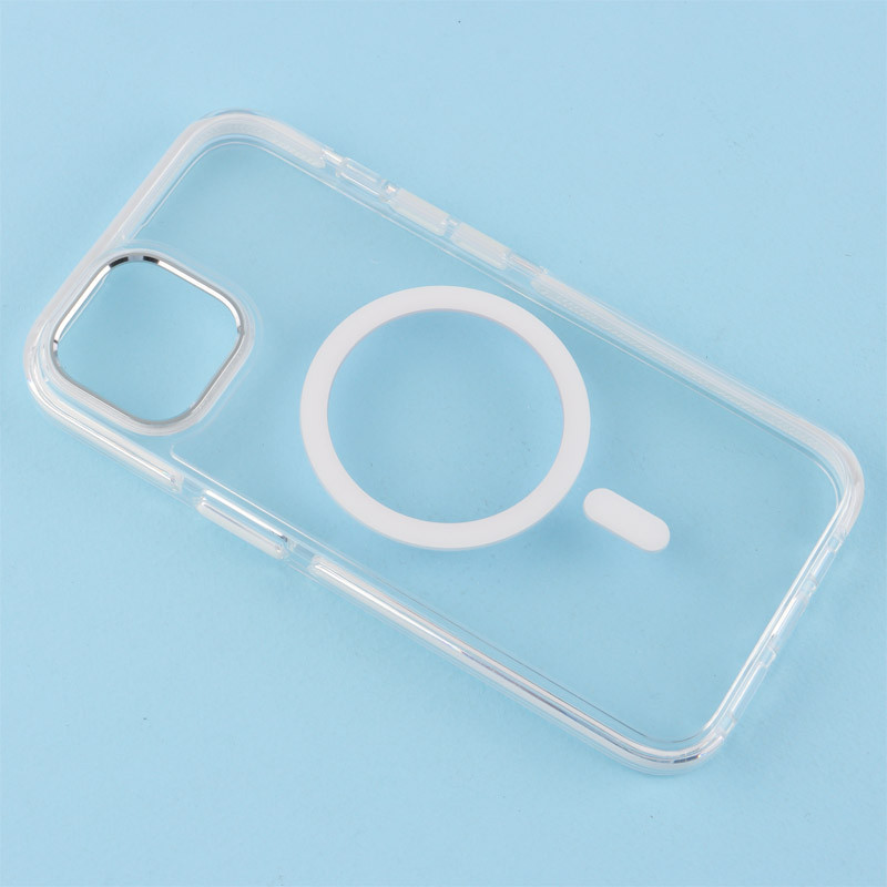 قاب ژله ای مگ سیف Joyporodo شفاف دور رنگی iPhone 13