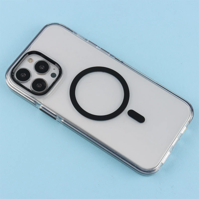 قاب ژله ای مگ سیف Joyporodo شفاف دور رنگی iPhone 13 Pro Max