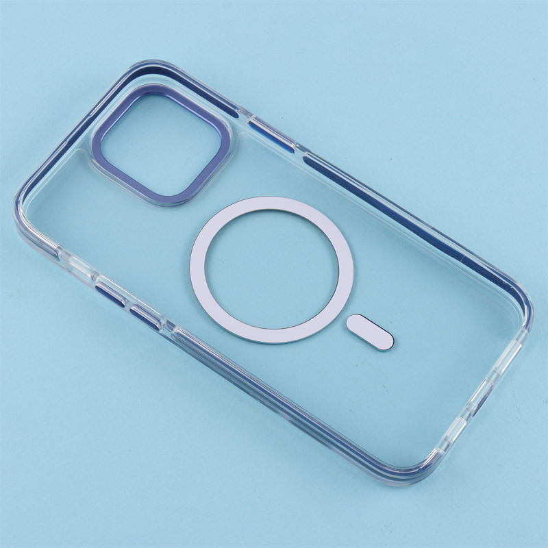 قاب ژله ای مگ سیف Joyporodo شفاف دور رنگی iPhone 13 Pro Max