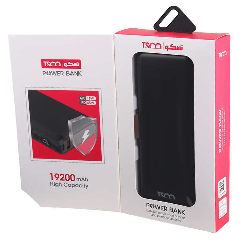 پاور بانک فست شارژ تسکو TP 883 QC3.0 PD 65W ظرفیت 19200 میلی آمپر ساعت