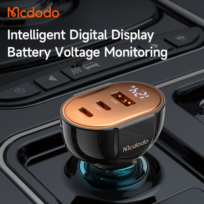 شارژر فندکی فست شارژ Mcdodo CC-2310 QC3.0 PD3.0 5A 100W