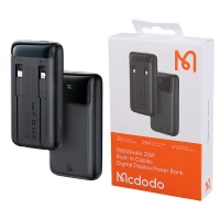 پاور بانک فست شارژ مک دودو MC-0231 QC4.0 PD3.0 33W ظرفیت 10000 میلی آمپر ساعت