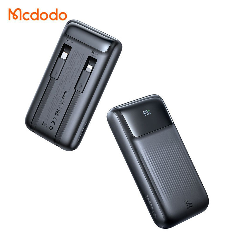 پاور بانک فست شارژ مک دودو MC-0231 QC4.0 PD3.0 33W ظرفیت 10000 میلی آمپر ساعت