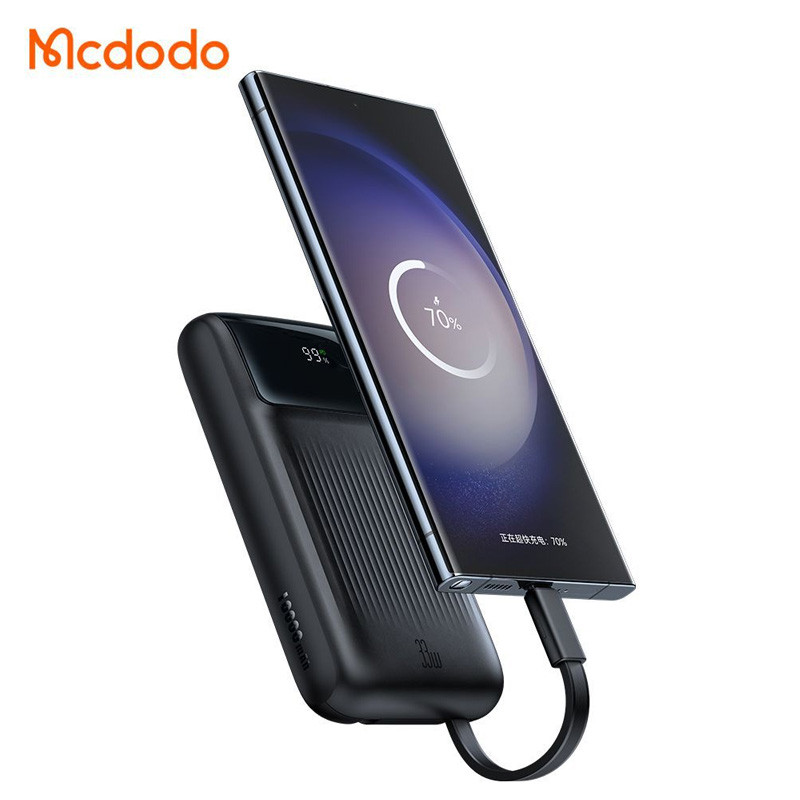 پاور بانک فست شارژ مک دودو MC-0231 QC4.0 PD3.0 33W ظرفیت 10000 میلی آمپر ساعت