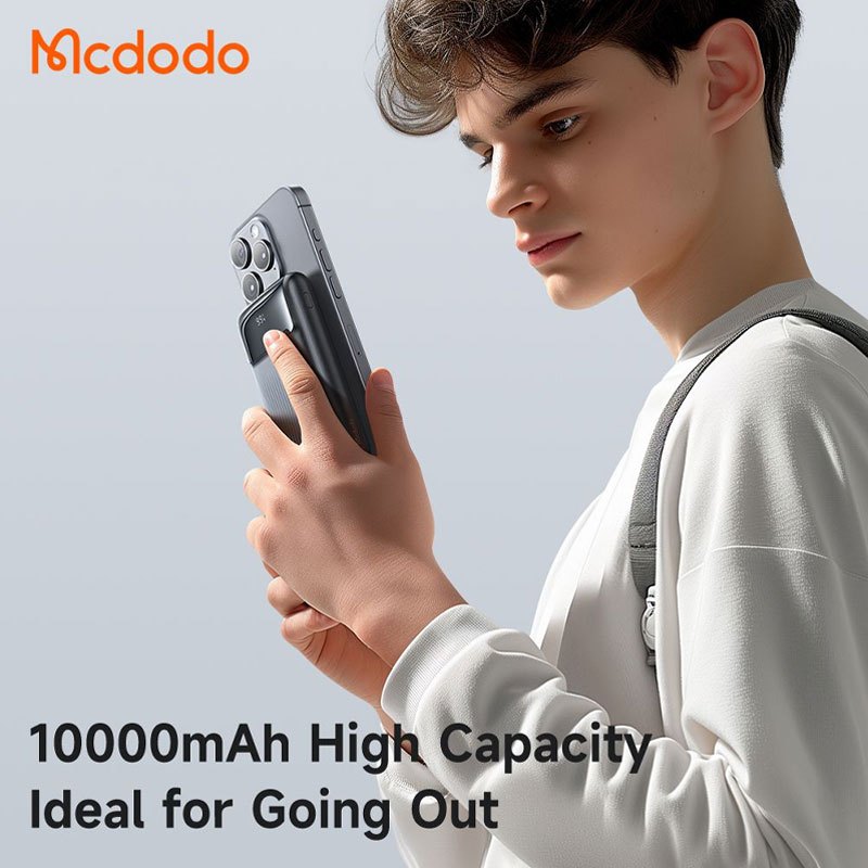 پاور بانک فست شارژ مک دودو MC-0231 QC4.0 PD3.0 33W ظرفیت 10000 میلی آمپر ساعت