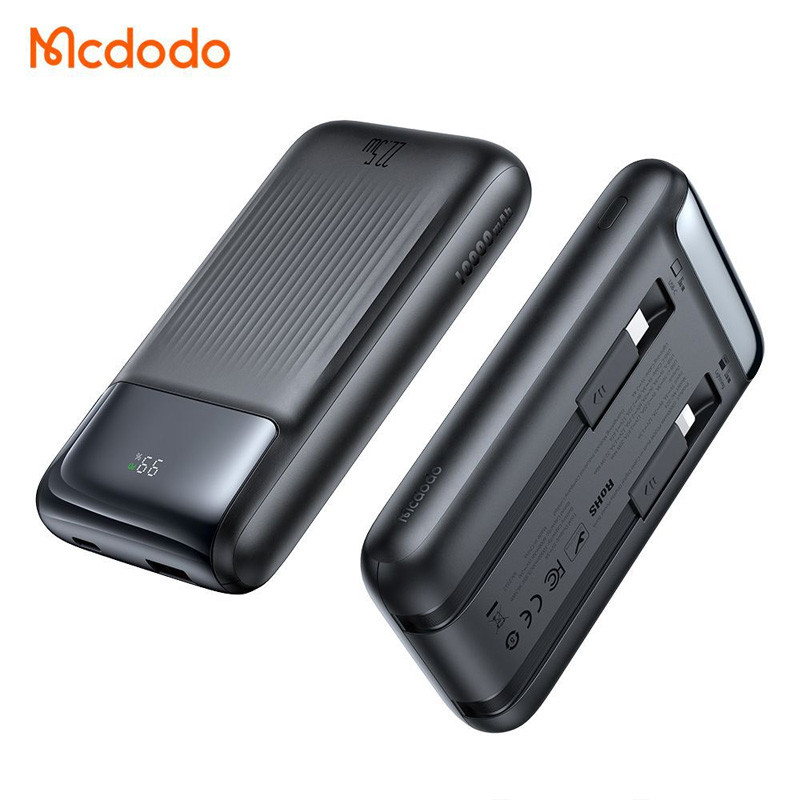 پاور بانک فست شارژ مک دودو MC-024 QC4.0 PD3.0 22.5W ظرفیت 10000 میلی آمپر ساعت